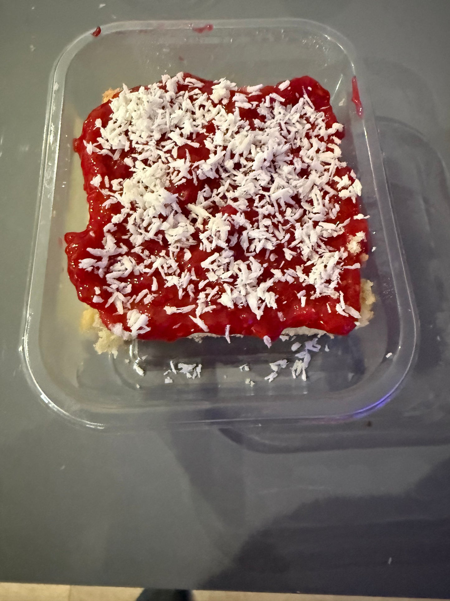 Cake - Raspberry & Coconut Sponge (9” Slab)