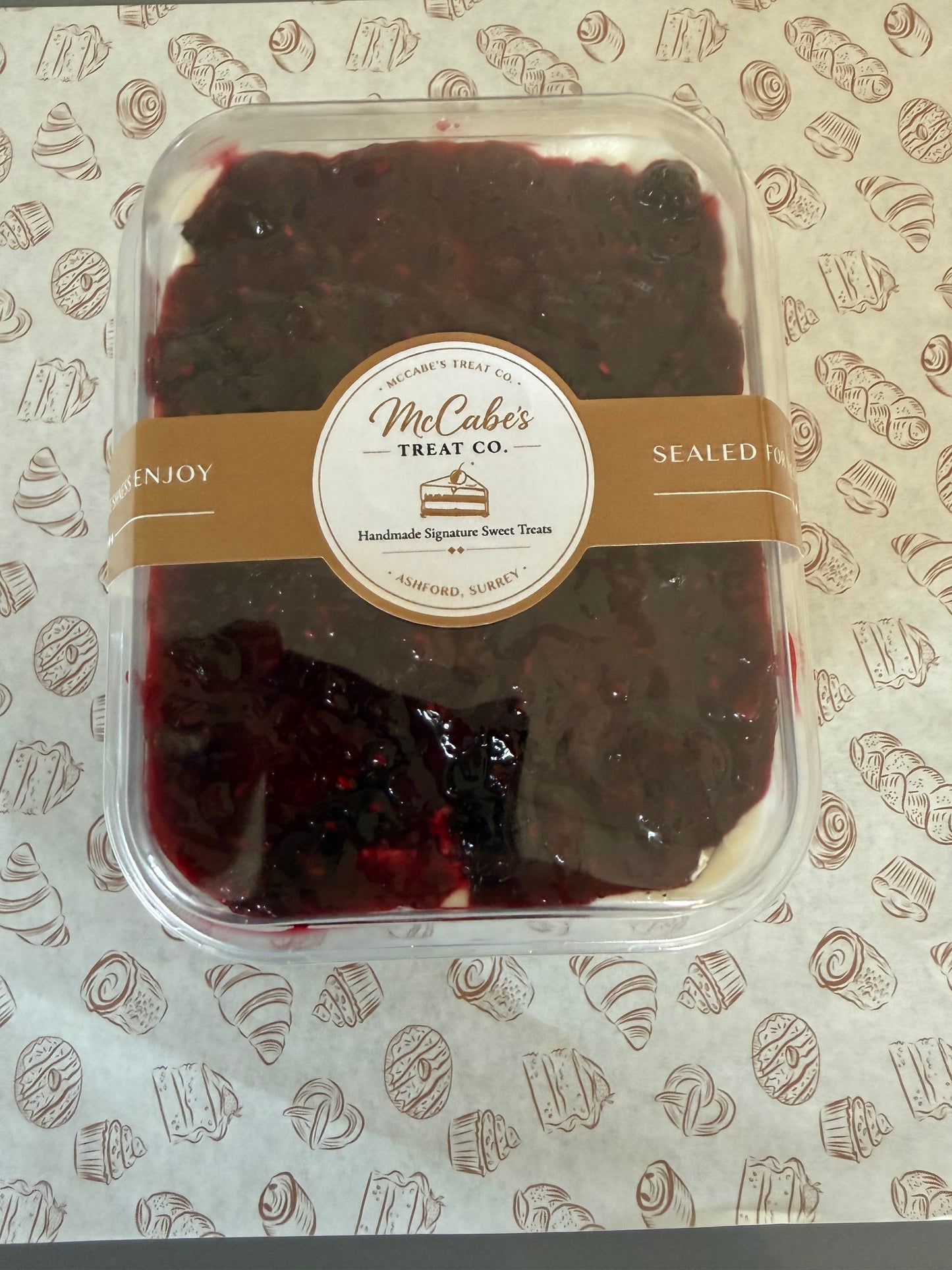 Cheesecake 4” Round - Mixed Berry
