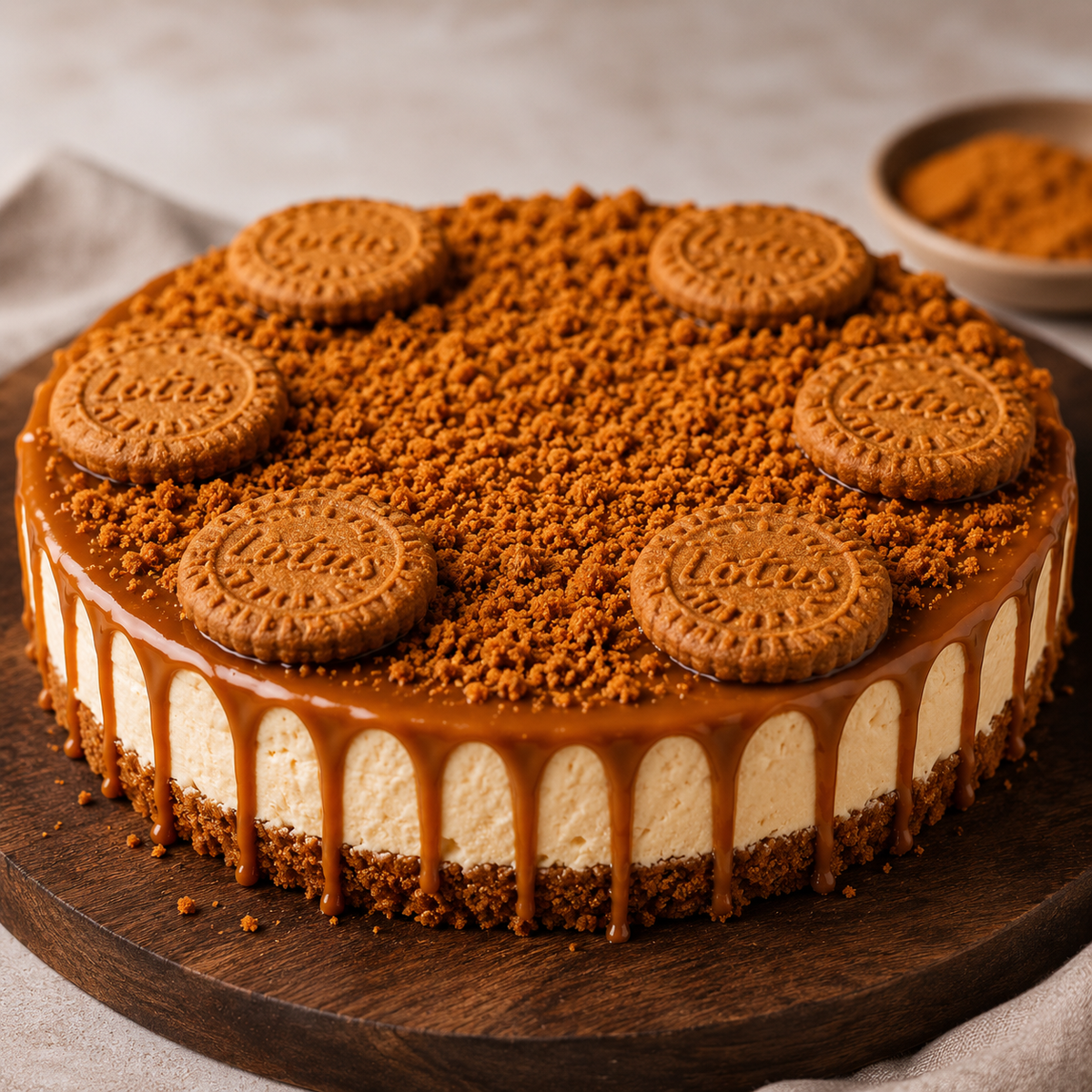 Vegan Cheesecake 4” Round - Biscoff