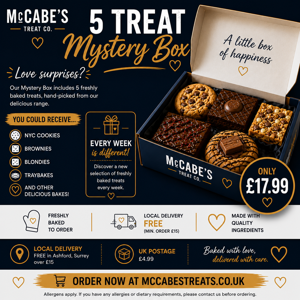 McCabe’s Mystery Box 5 Bakes