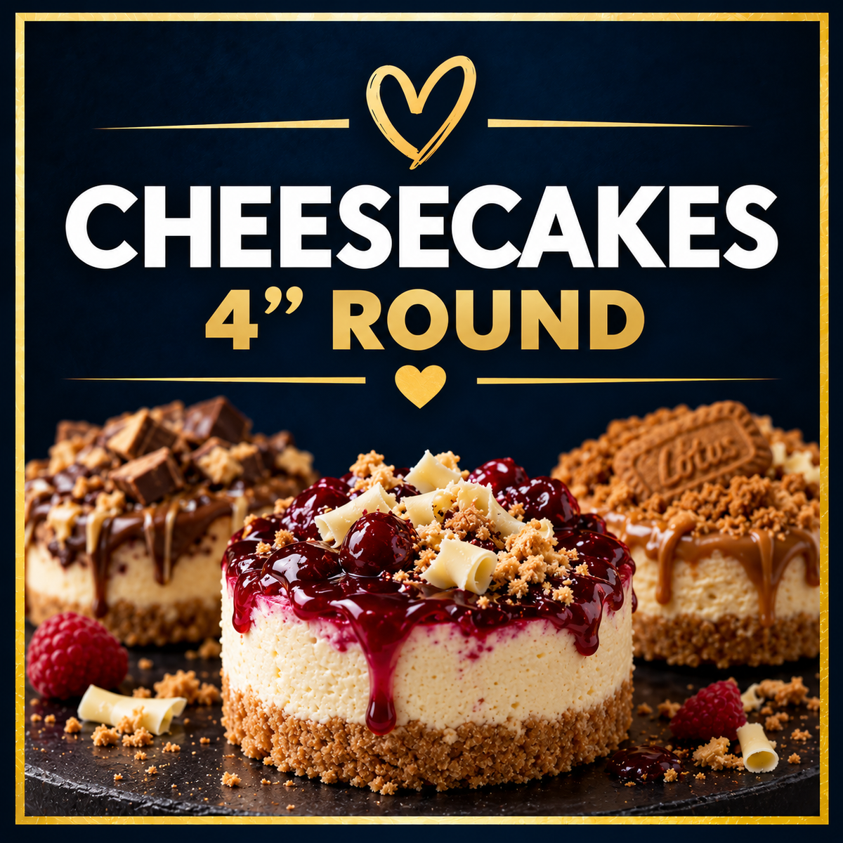 Cheesecakes 4” Round (Order min 4)