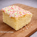 Old School Rainbow Sprinkle Cake (9”)