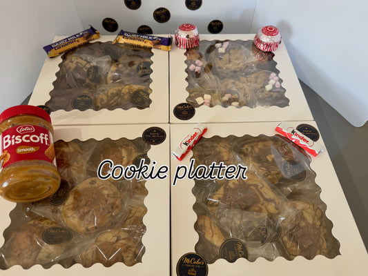 NYC Stuffed Cookie Platter  (Choose 4 Flavour’s You Get 10 of each =total 40 Pieces)