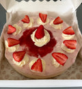 Strawberries & Cream Cheesecake (9”)