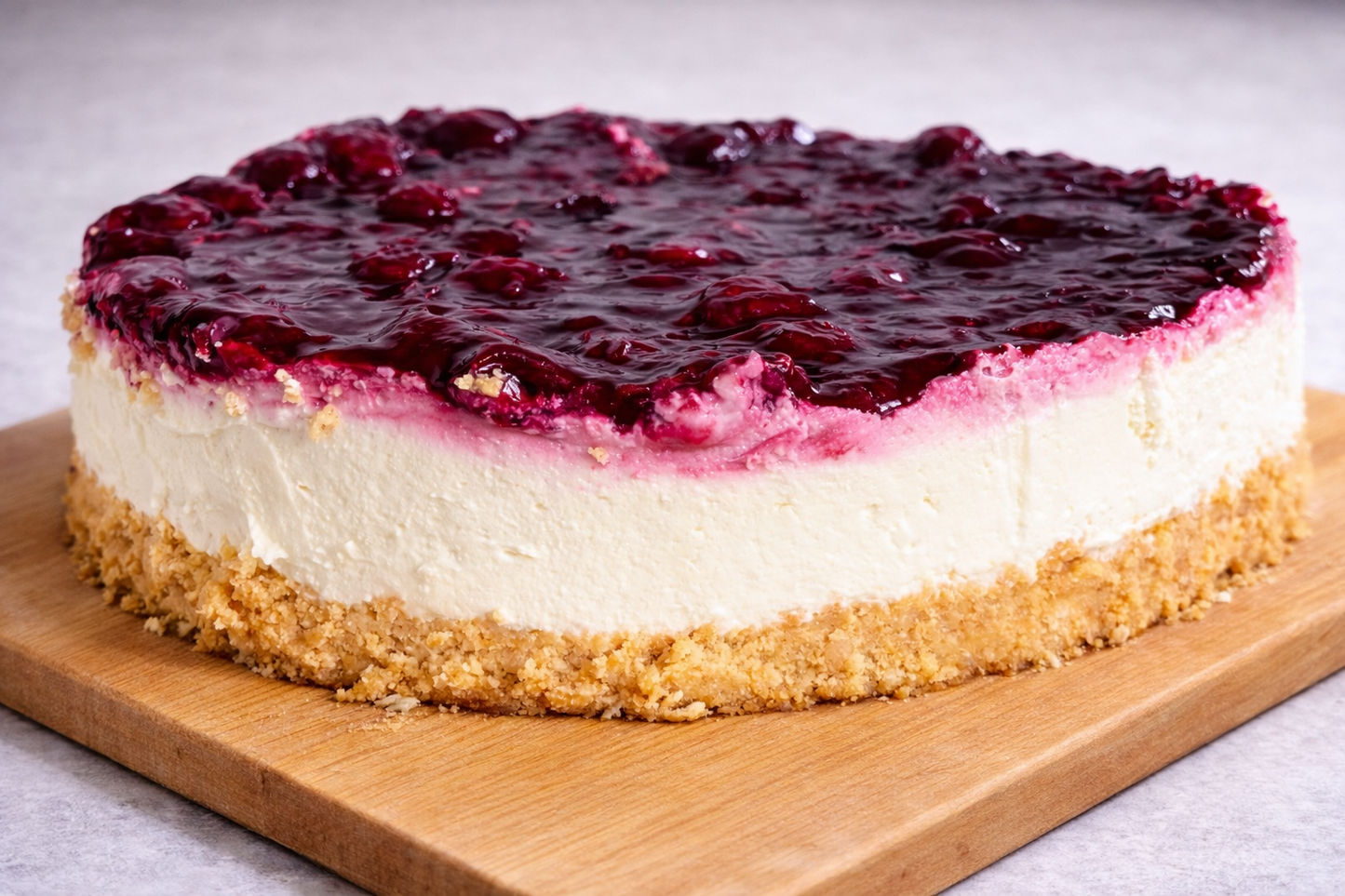 Vegan Cheesecake 4” Round - Cherry & Cream