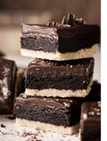 Triple Layer Brownie Shortbread 🍫