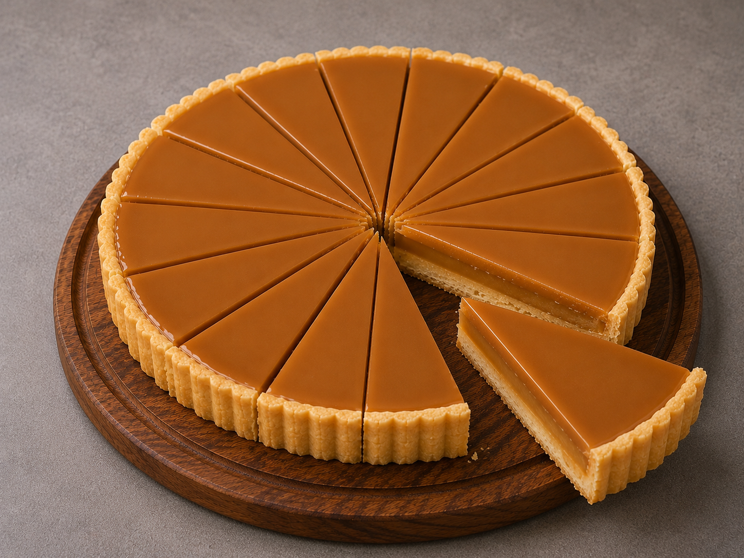 Classic Butterscotch Tart (20cm Round)