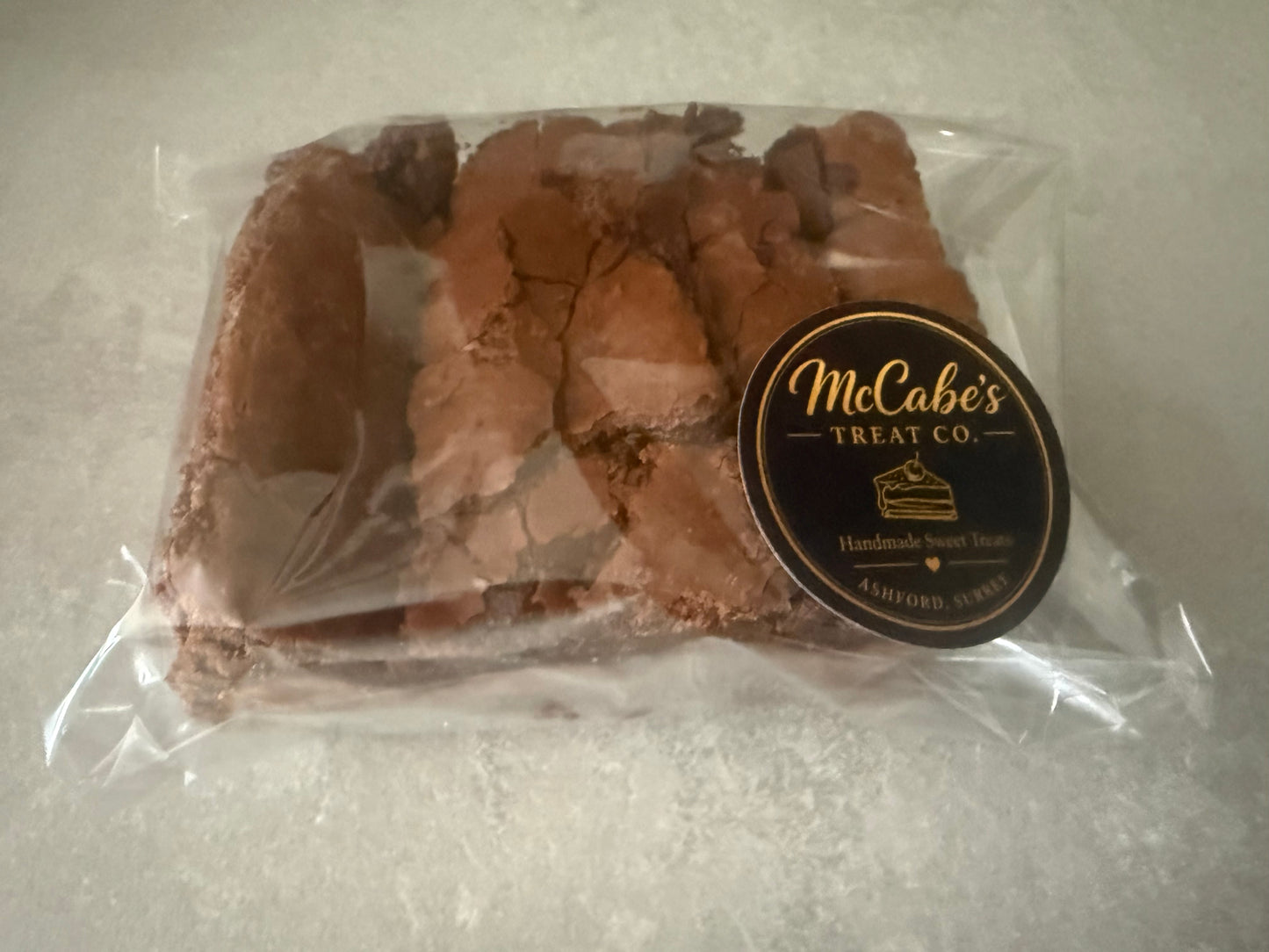 Brownie 9” Square - Cadbury Caramel