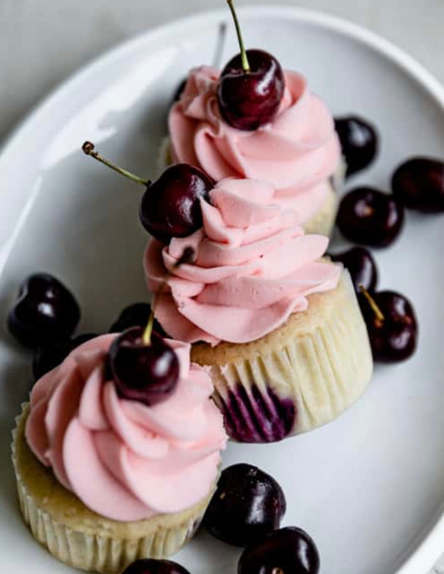 Cupcake Cherry With Cherry Buttercream 12’s