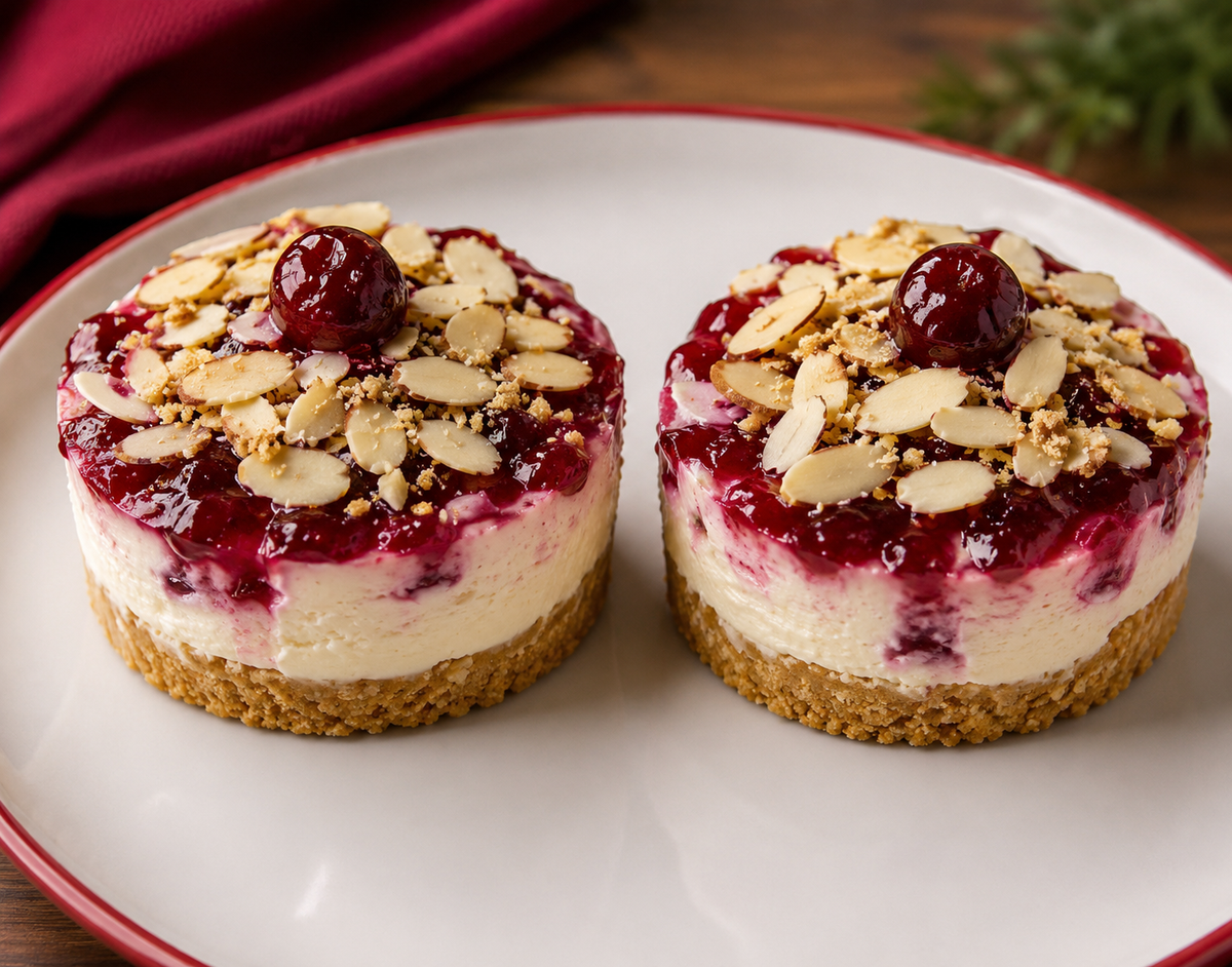 Cheesecake 4” Round - Bakewell Cherry & Almond