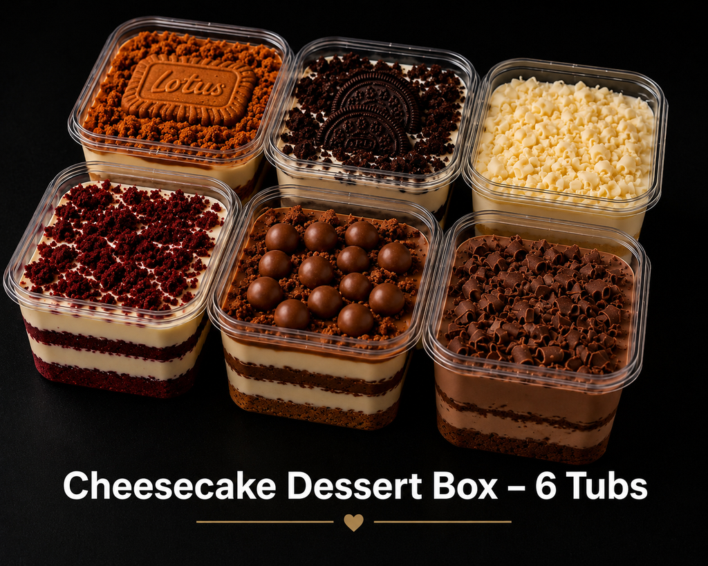 Cheesecake Dessert Box – 6 Tubs
