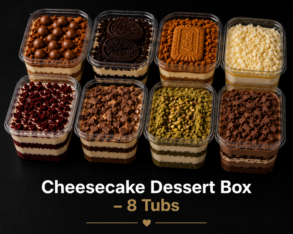 Cheesecake Dessert Box – 8 Tubs