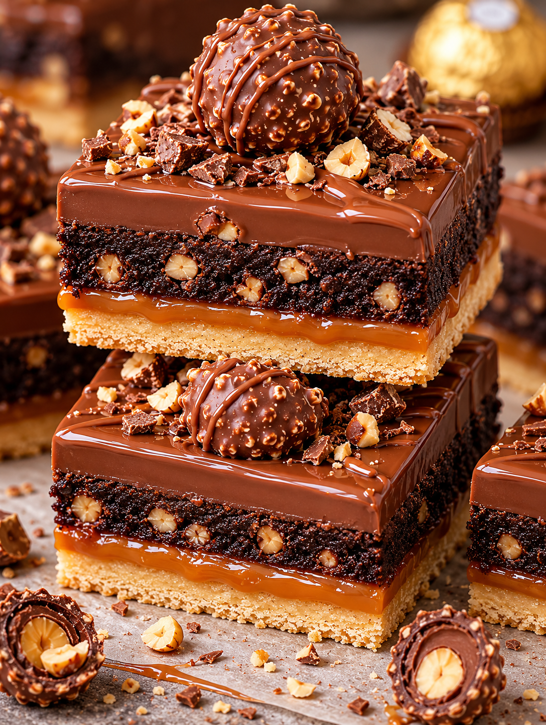 Ultimate Caramel Millionaire Shortbread Brownie